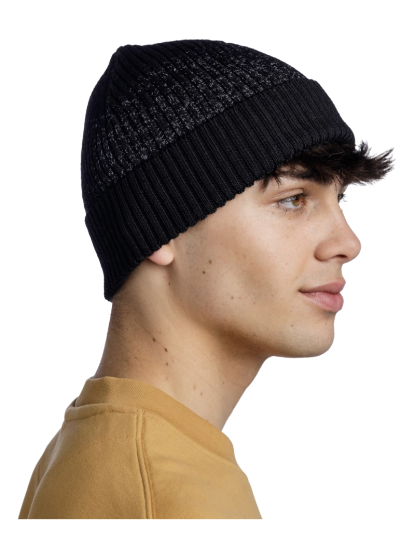 imagem de Buff Merino Active Hat Beanie, Black Beannie4