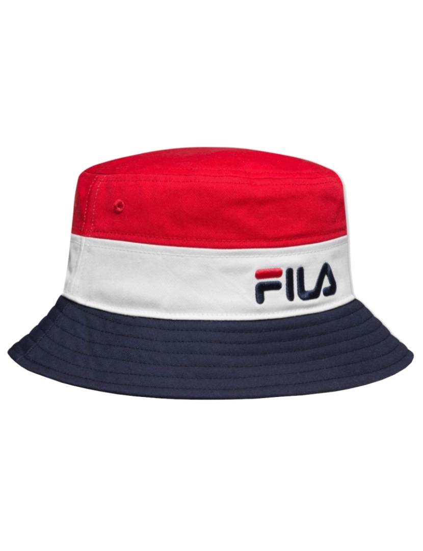 Fila - Fila Blocked Bucket Hat, Red Beannie