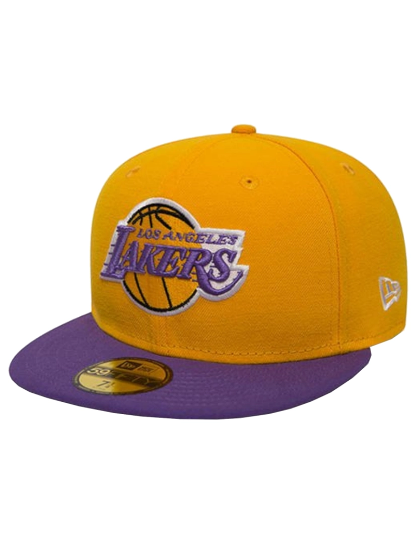 New Era - New Era Los Angeles Lakers Nba Basic Cap, Yellow Cap