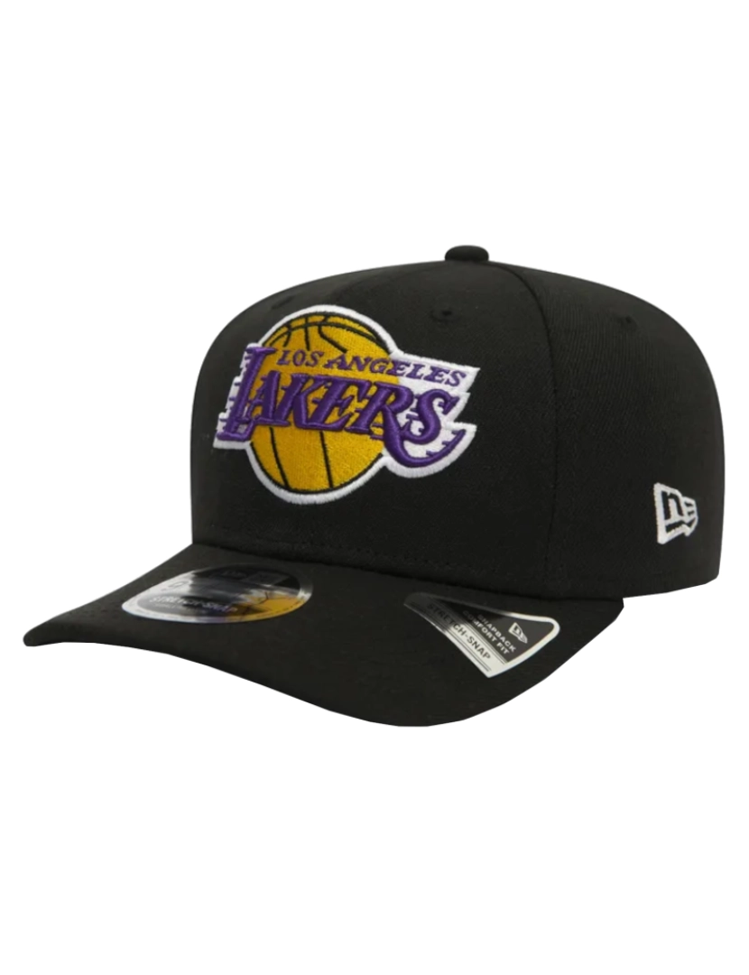 New Era - Nova Era 9Fifty Los Angeles Lakers Nba Stretch Snap Cap, Black Cap