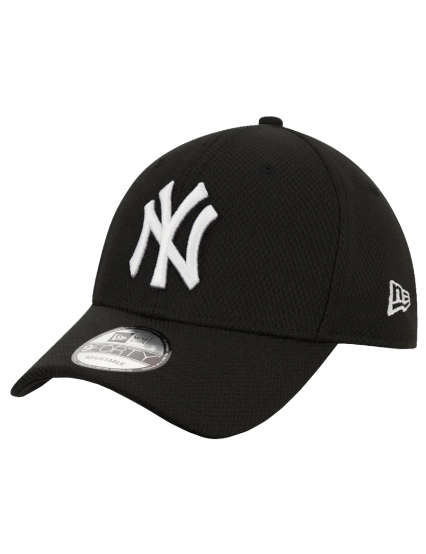 imagem de New Era 9Forty Diamond New York Yankees Mlb Cap, Black Cap1