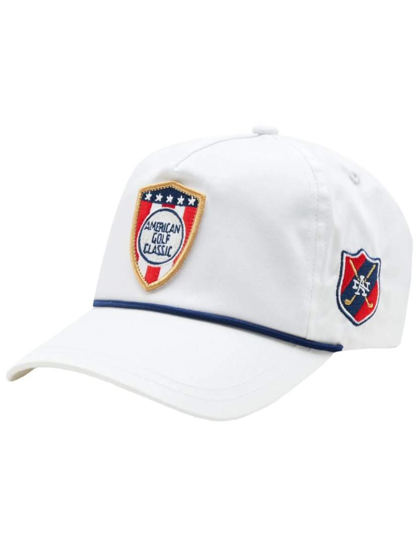 American Needle - American Needle Lightweight Rope American Golf Classic Cap, White Cap