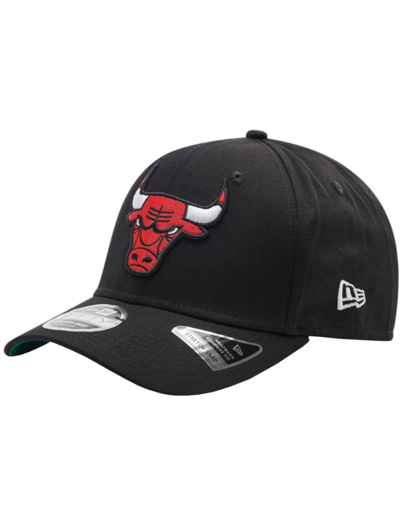 New Era - Nova Era 9Fifty Chicago Bulls Nba Stretch Snap Cap, Black Cap