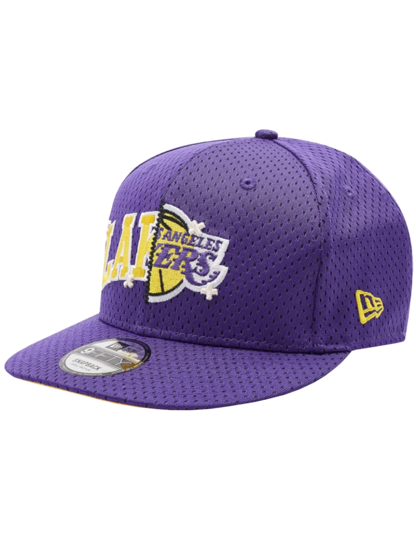 New Era - New Era Nba Half Stitch 9Fifty Los Angeles Lakers Cap, Purple Cap