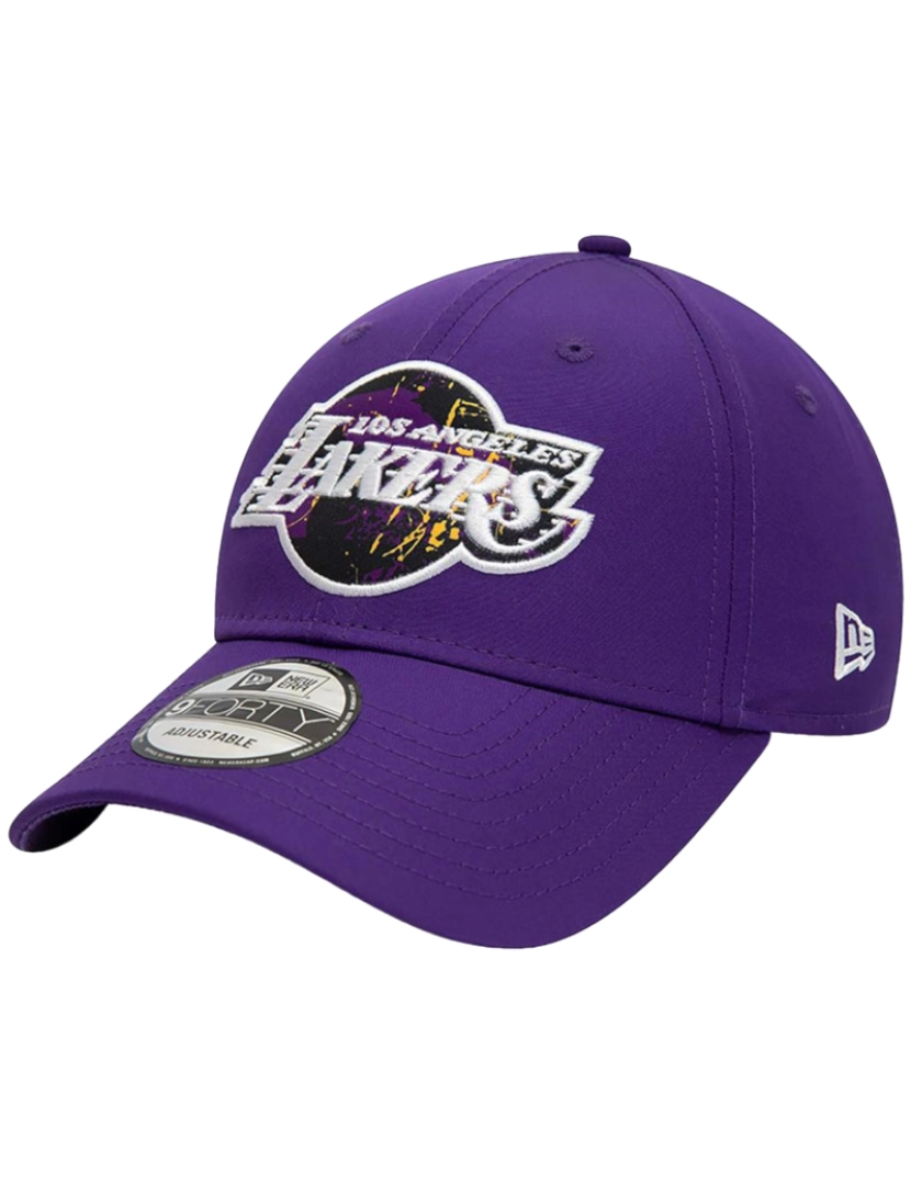 imagem de New Era 9Forty Los Angeles Lakers Nba Print Infill Cap, Purple Cap1