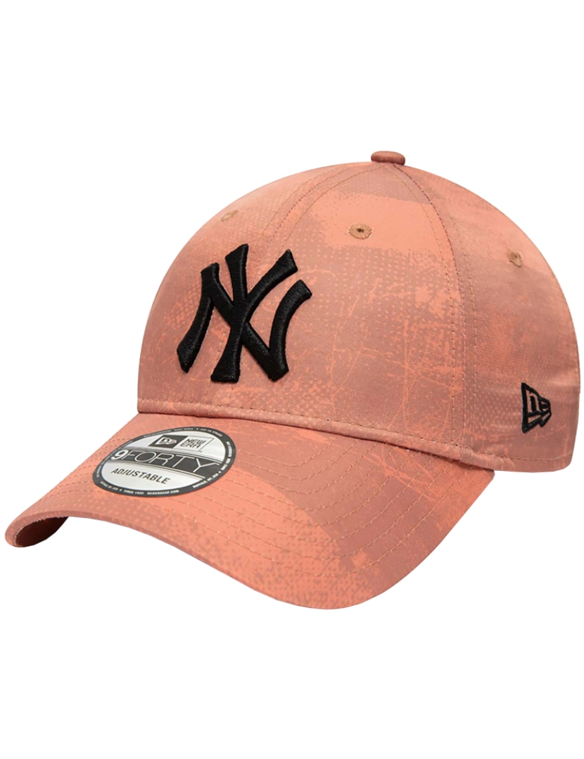 New Era - New Era Mlb 9Forty New York Yankees Print Cap, Capa de rosa