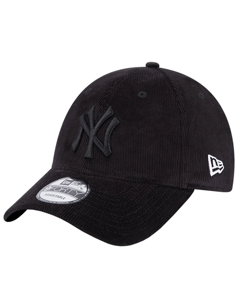 imagem de New Era Cord 9Forty New York Yankees Cap, Black Cap1