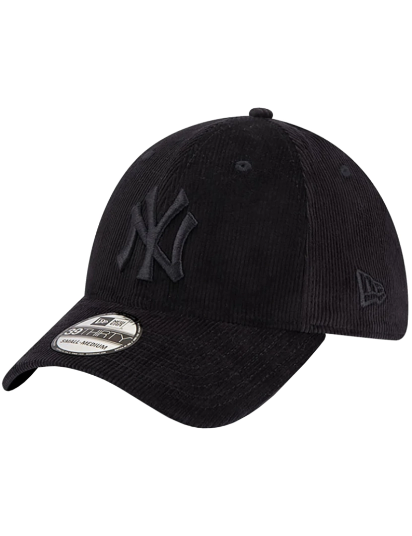 New Era - New Era Cord 39Thirty New York Yankees Cap, Black Cap