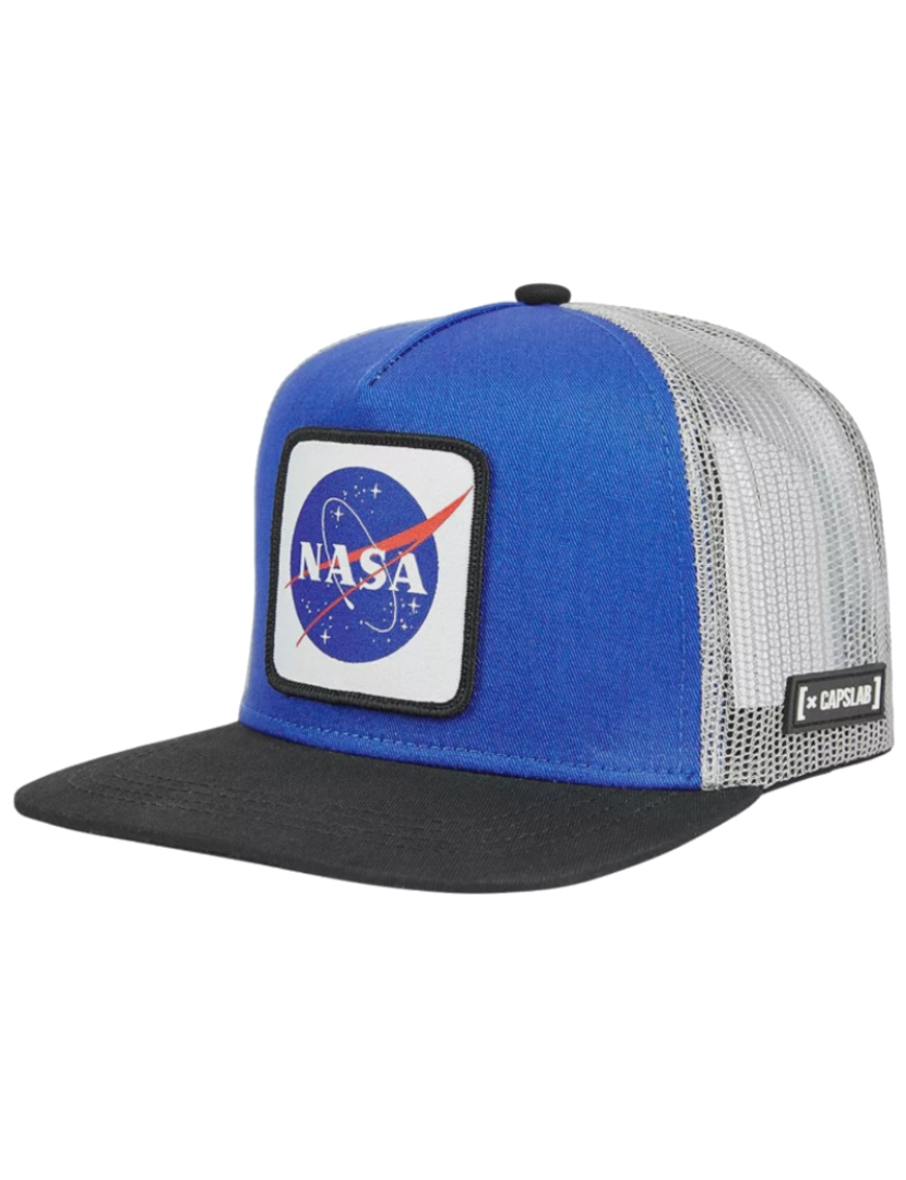 Capslab - Capslab Space Mission Nasa Snapback Cap, Blue Cap