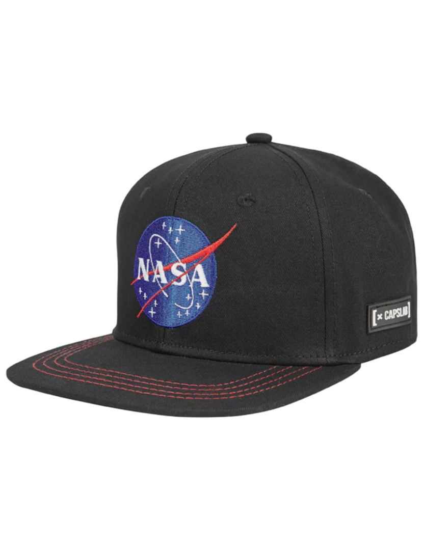 Capslab - Missão Espacial de Capslab Nasa Snapback Cap, Black Cap
