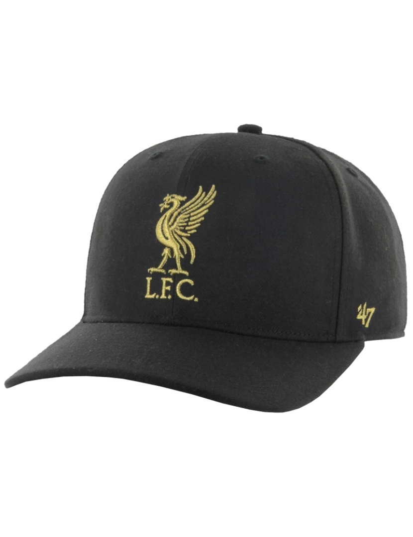 47 Brand - 47 Brand Liverpool Fc Snapback Cap, Black Cap