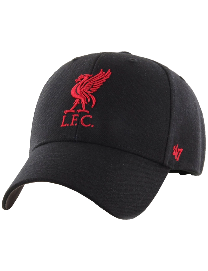 47 Brand - 47 Brand Mvp Liverpool Fc Cap, Black Cap