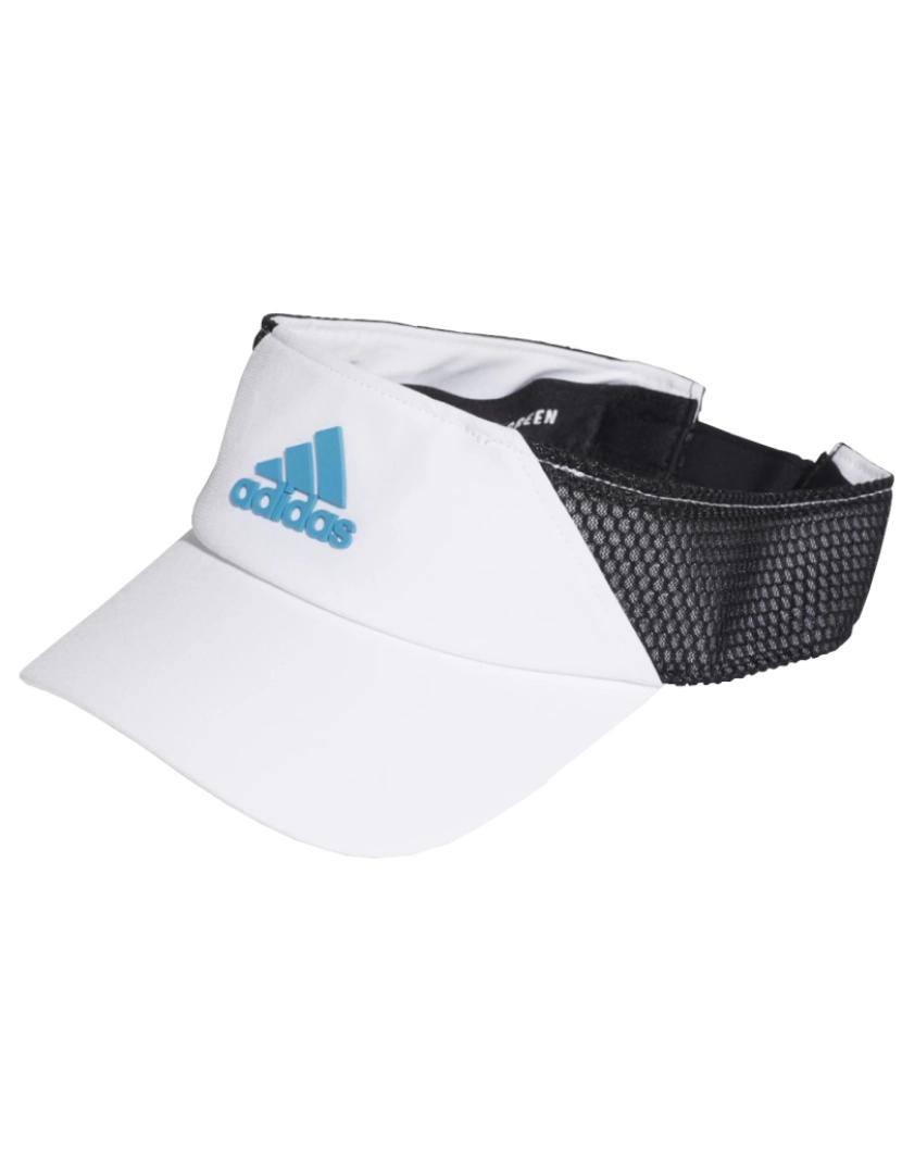 Adidas Performance - Adidas Aeroready Visor, Branco Cap