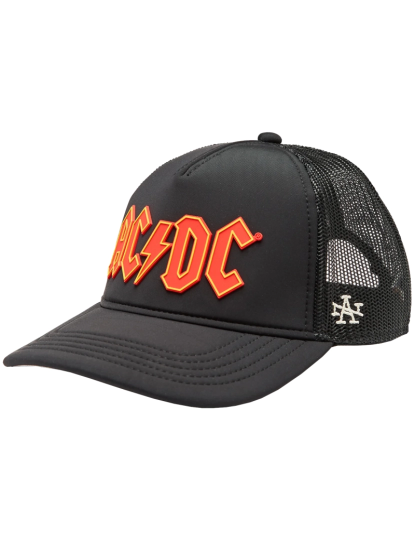 American Needle - American Needle Riptide Valin Acdc Cap, Black Cap