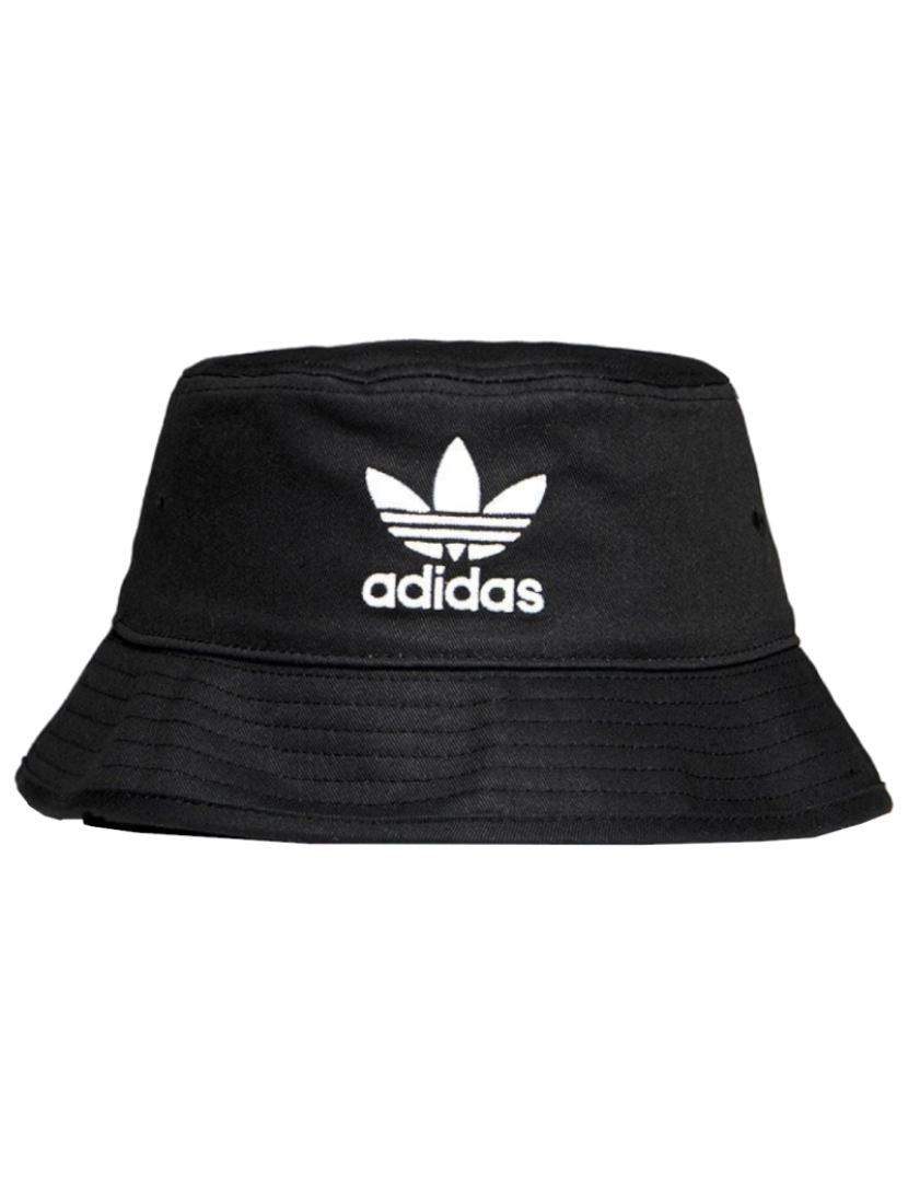 Adidas Originals - Adicolor Trefoil Bucket Hat, Black Kapelusze