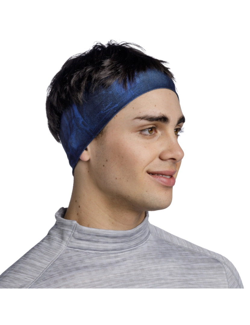 imagem de Coolnet Uv Wide Headband, Headbands da Marinha3