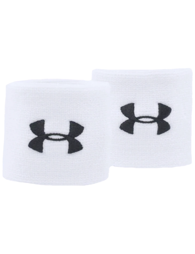 Under Armour - Bandas de pulso de desempenho, pulseiras brancas