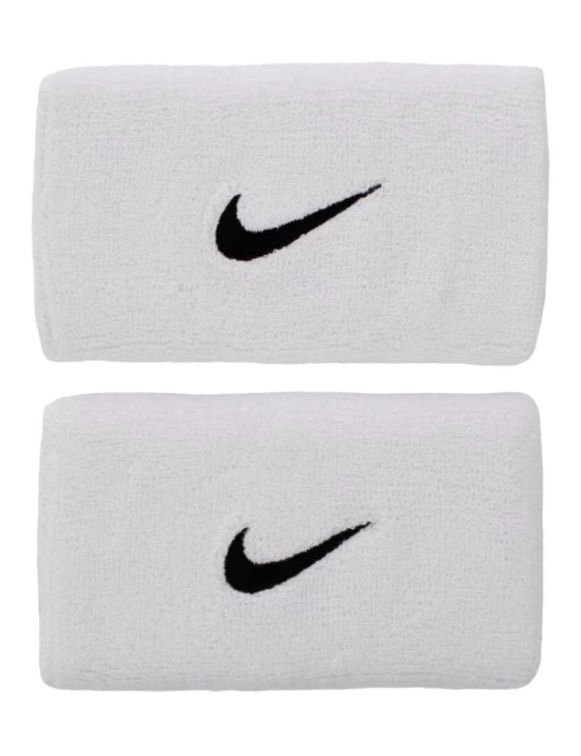 Nike - Bandas de pulso duplamente, pulseiras brancas
