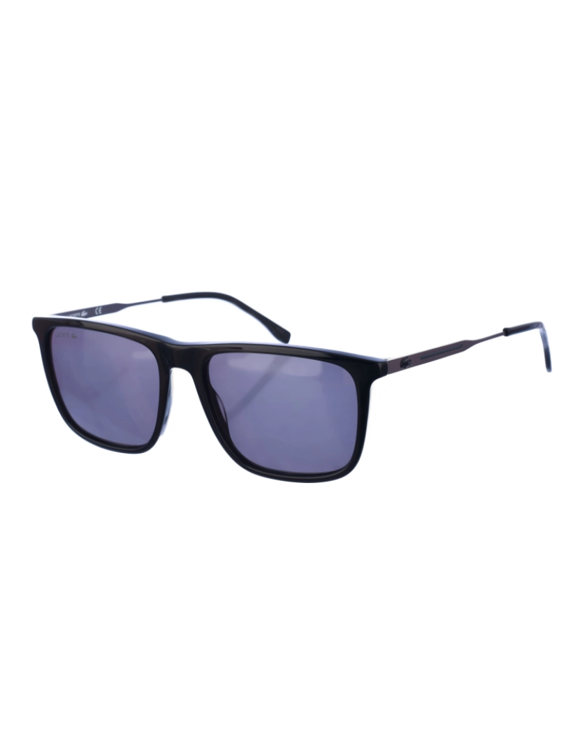 Lacoste - Óculos de sol quadrados de acetato e metal L945S masculino