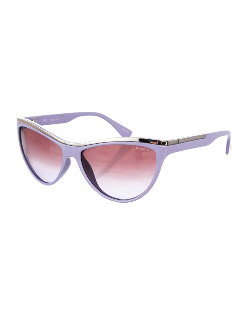 Police Sunglasses - Óculos de sol de acetato com formato oval S1808M feminino