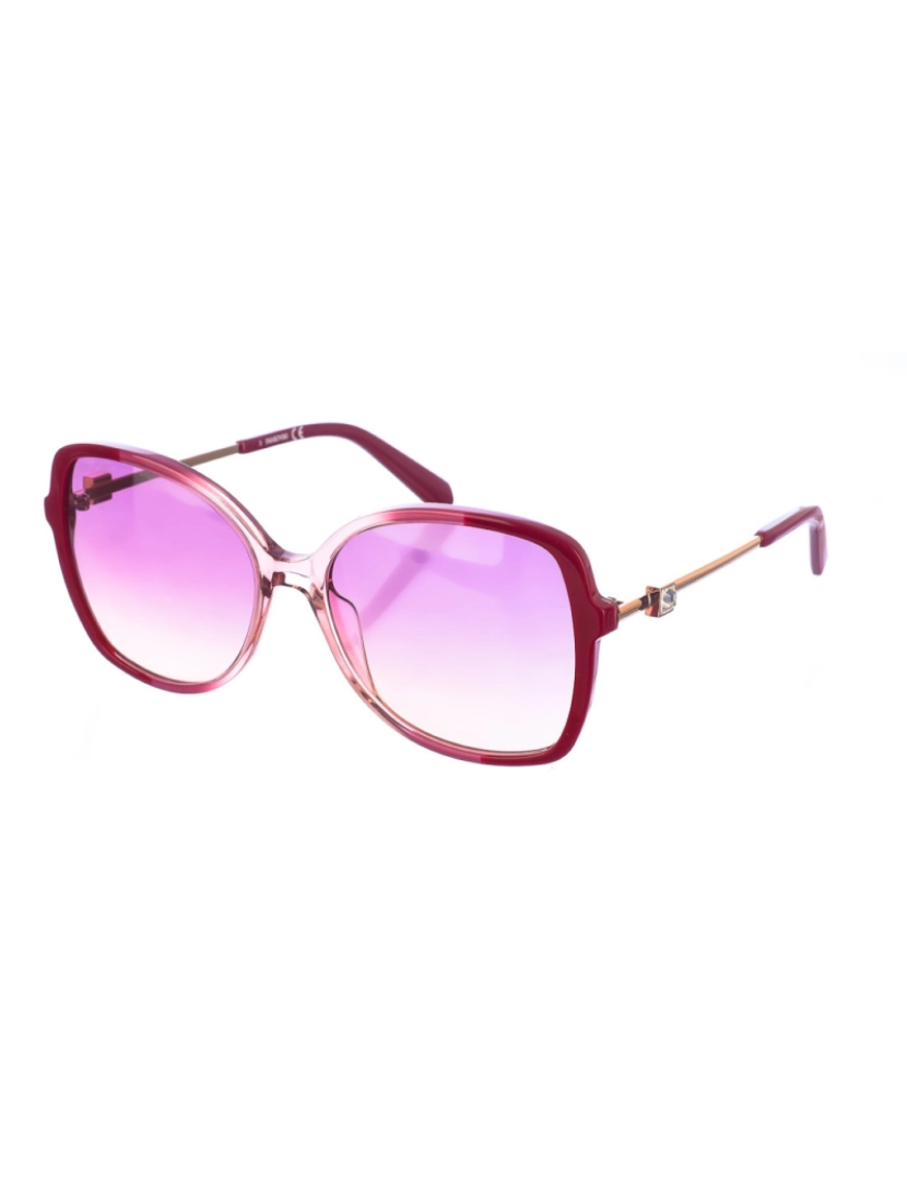 Swarovski - Óculos de sol de acetato com formato oval SK0329S feminino