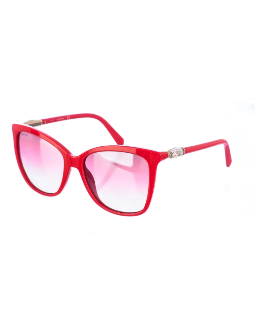 Swarovski - Óculos de sol de acetato com formato oval SK0227S feminino