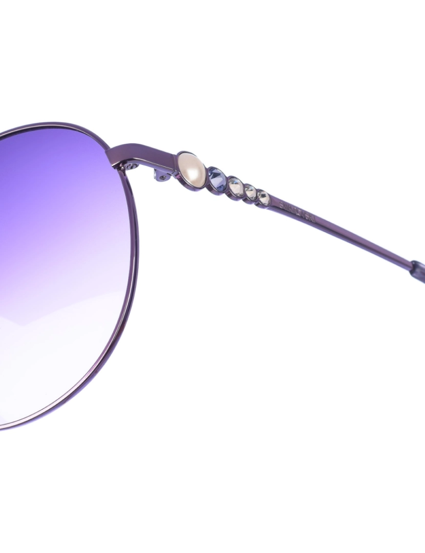 imagem de Óculos de sol de acetato com formato oval SK0180S feminino2