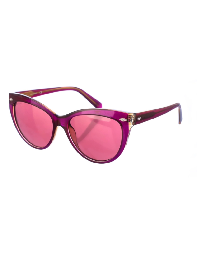 Swarovski - Óculos de sol de metal oval SK0176S feminino