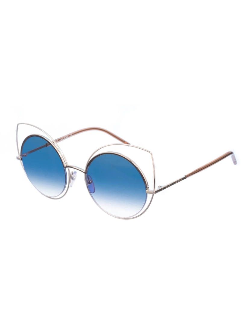 Marc Jacobs Sunglasses - Óculos de sol femininos redondos de metal MARC-10-S