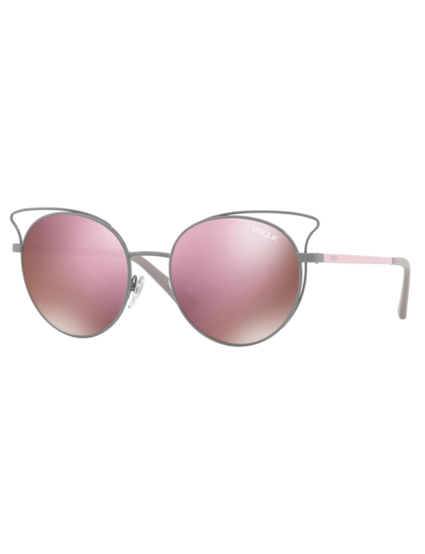 Vogue - Óculos de sol de metal com formato redondo VO4048 feminino