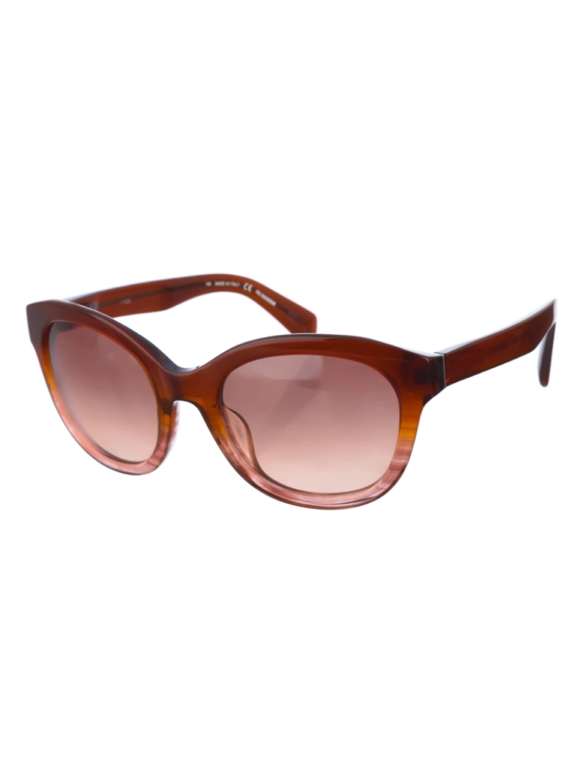 Jil Sander - Óculos de sol femininos de acetato oval JS716S