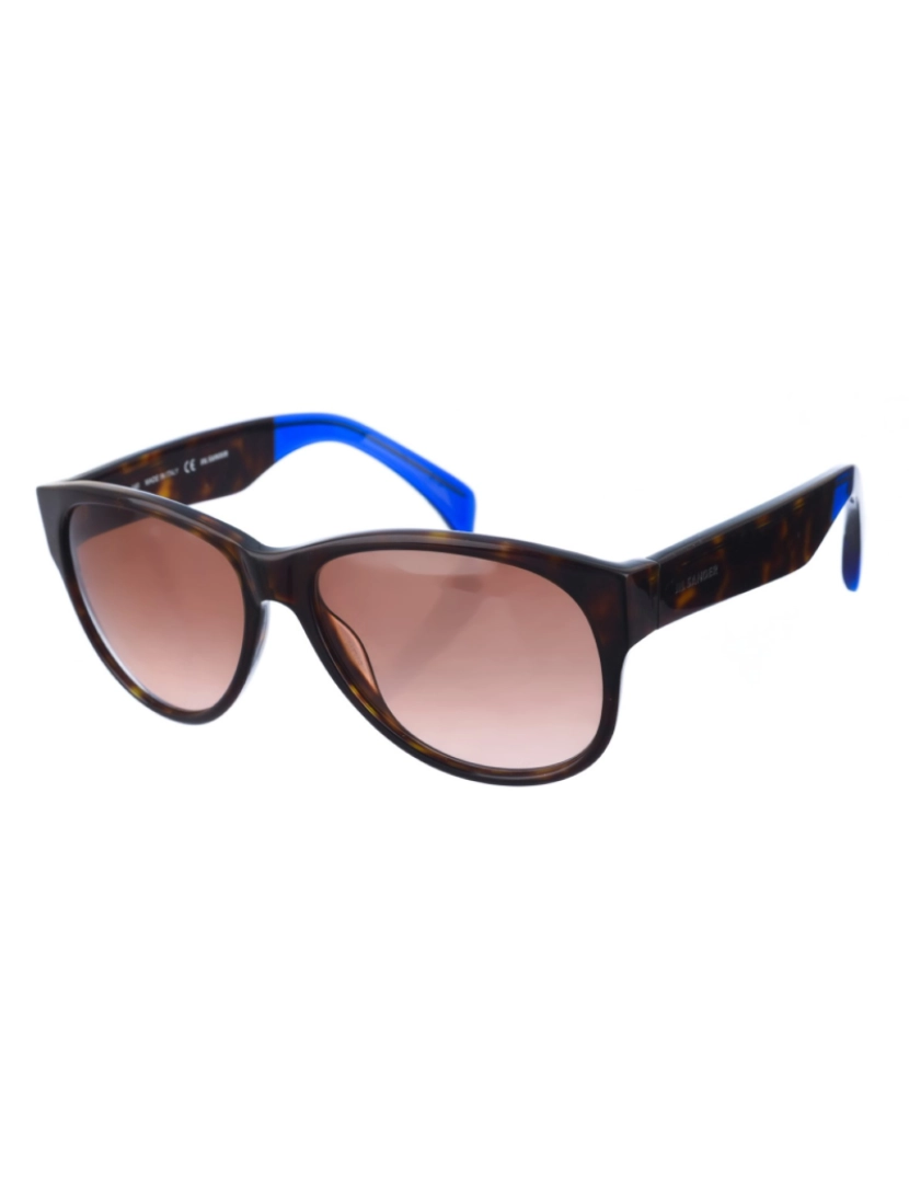 Jil Sander - Óculos de sol femininos de acetato oval JS725S