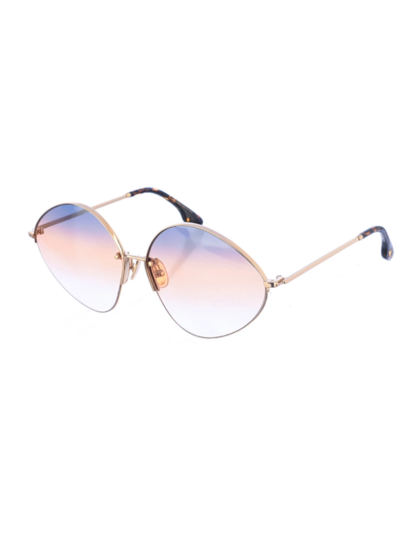 Victoria Beckham - Óculos de sol femininos de metal oval VB220S