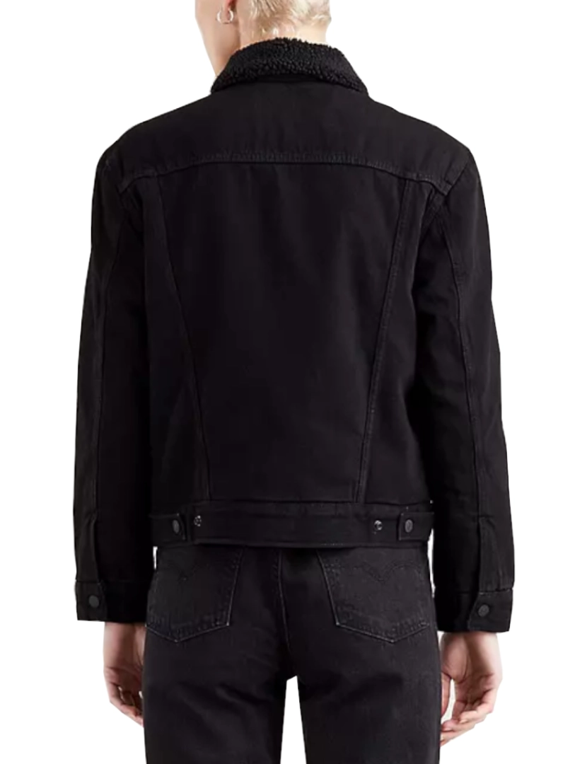 imagem de Trucker Jacket, Black Jacket2