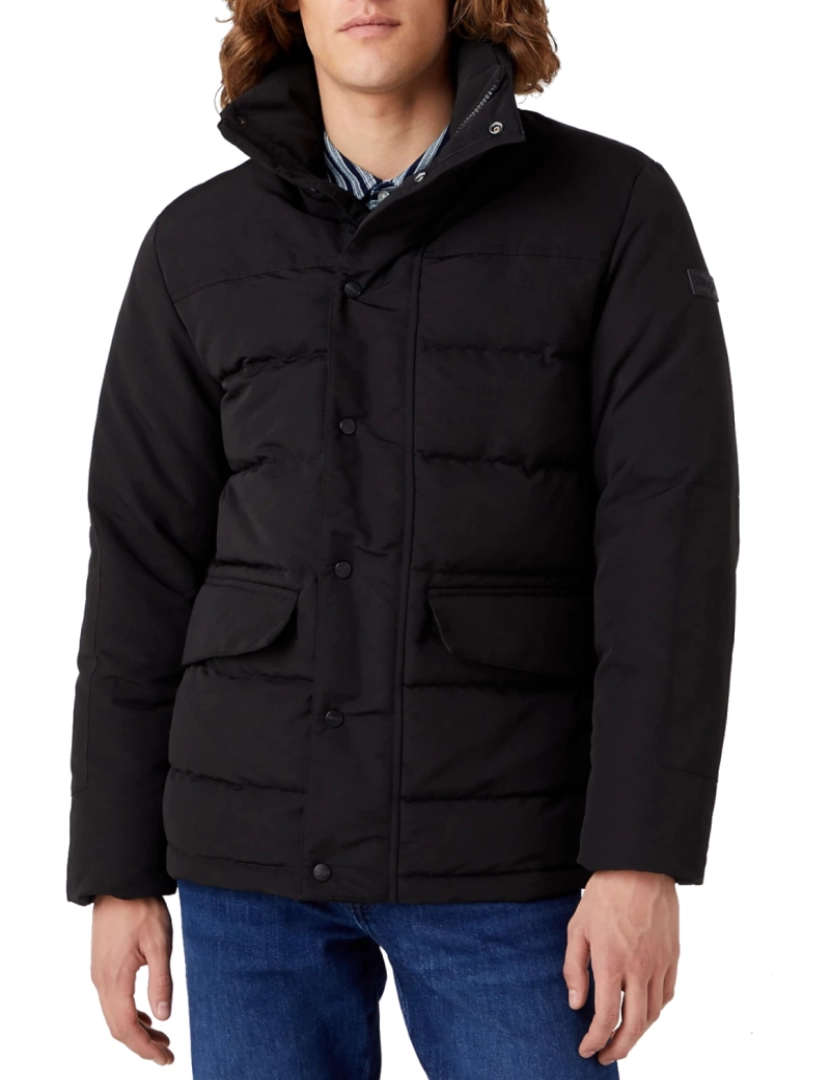 Wrangler - Guarda-costas Jacket, Black Jacket