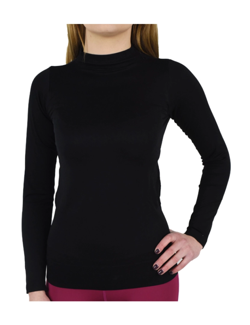 Gymhero - Longa vida sem costura, Black Longsleeve