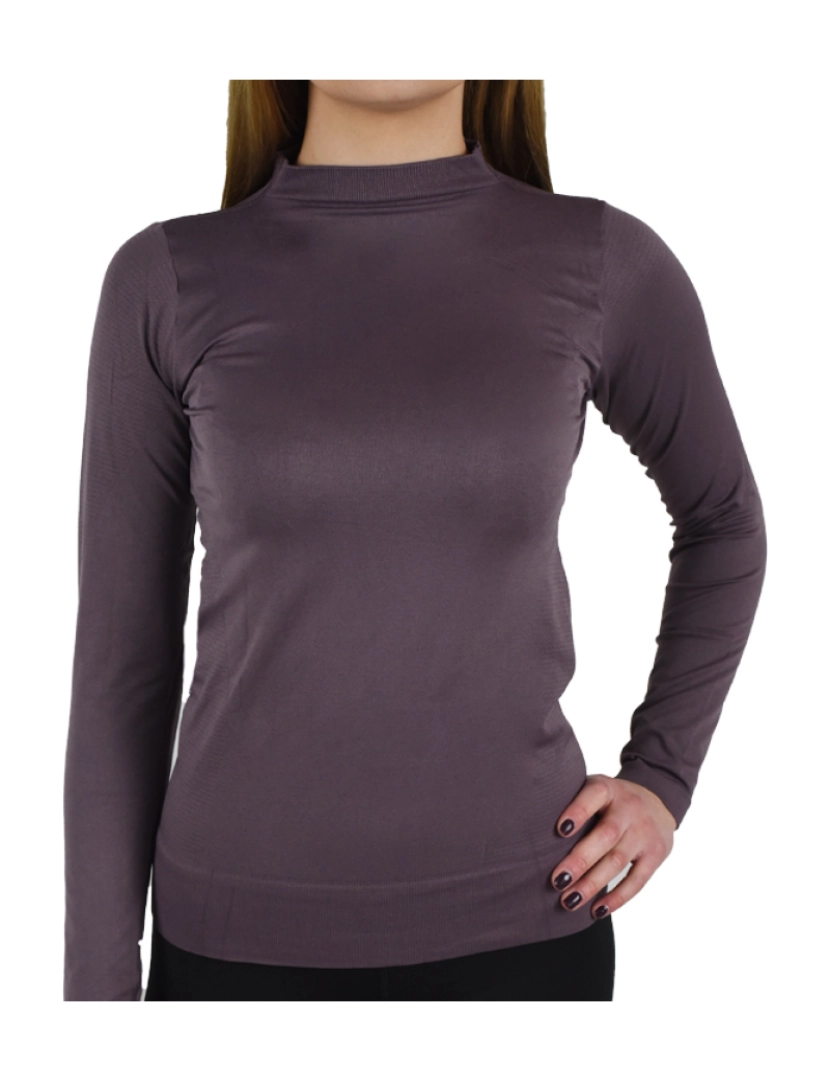 Gymhero - Longsleeve Sem emenda, roxo Longsleeve