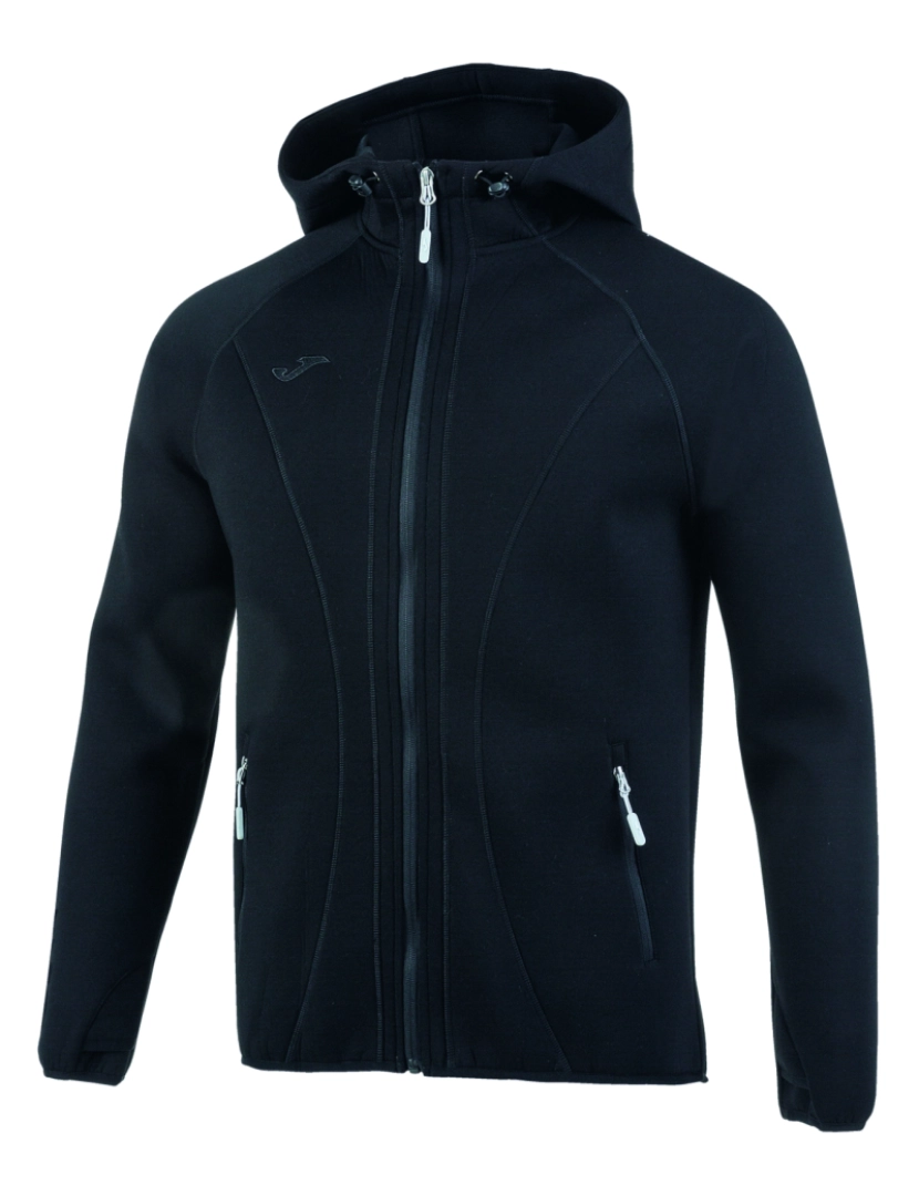 Joma - Basilea Softshell Hoodie, capa preta