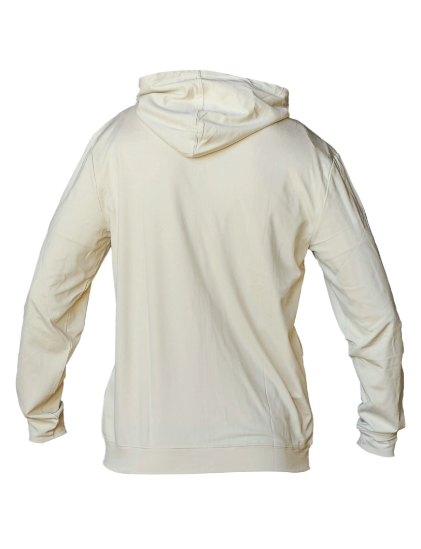 imagem de Ginásio interior Zip-Up Hoodie, Bege Hoodie2