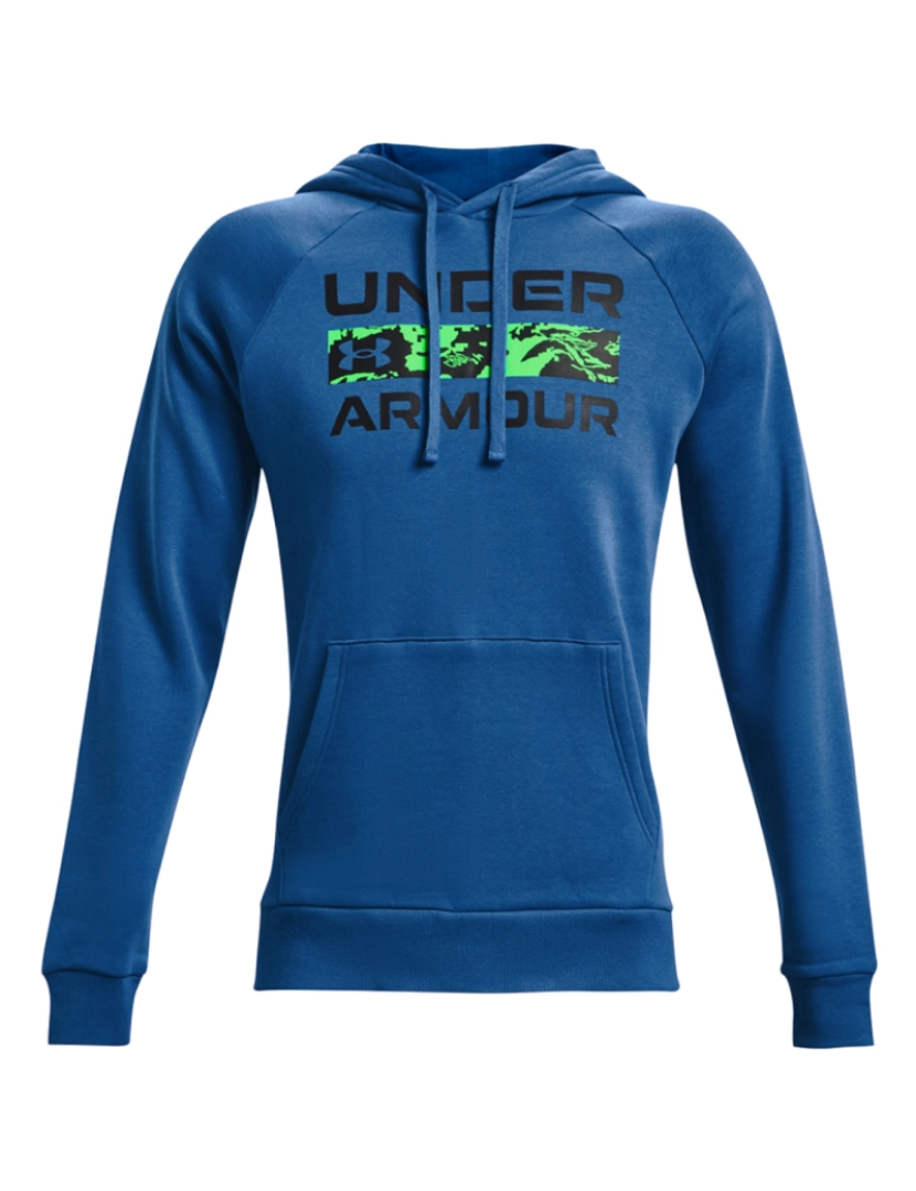 Under Armour - Assinatura de lã de Rival Hoodie, Hoodie azul