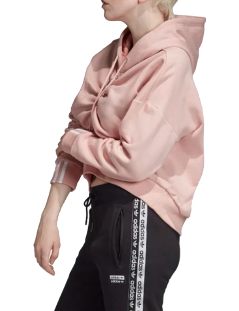 imagem de Ruched Hoodie, Capa de rosa2