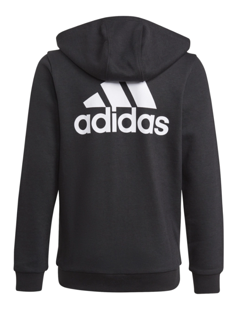 imagem de Essentials Full-Zip Hoodie Jr., capuz preto2