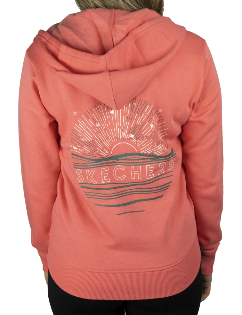 imagem de Hoodie Zip completo, Hoodie rosa3