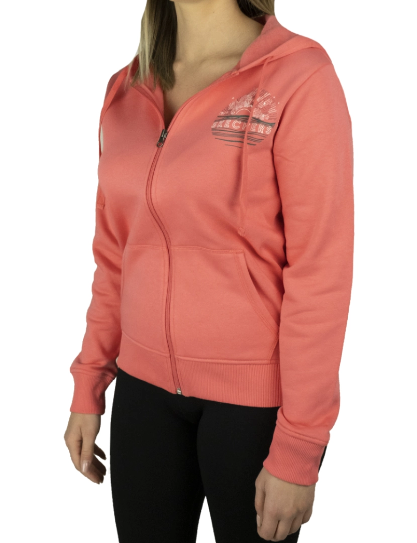 imagem de Hoodie Zip completo, Hoodie rosa4