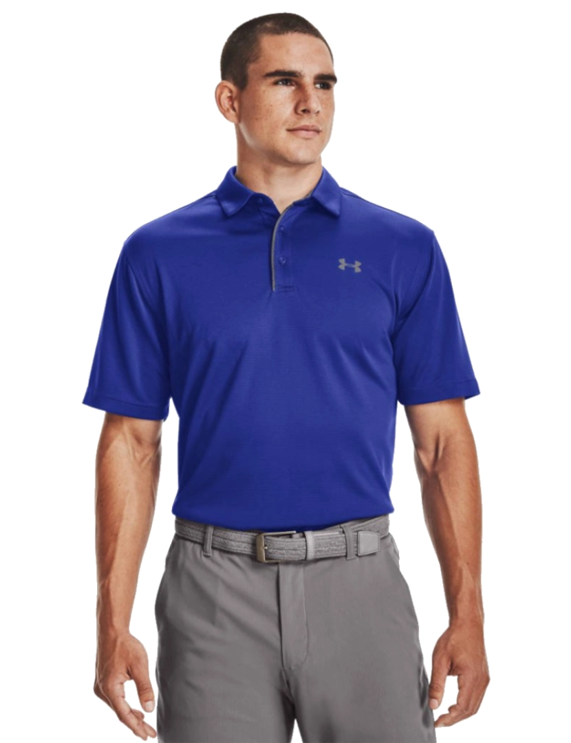 Under Armour - Tech Polo, Camisa Polo Azul