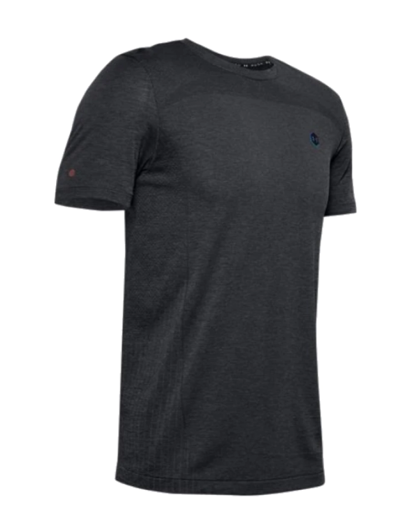 Under Armour - Rush Seamless Fitted Ss Tee, T-shirt preto