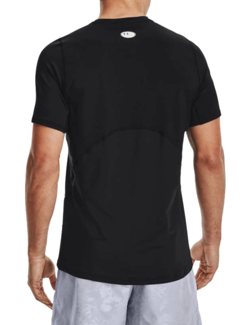 imagem de Heatgear armadura embutida manga curta, T-shirt preta4