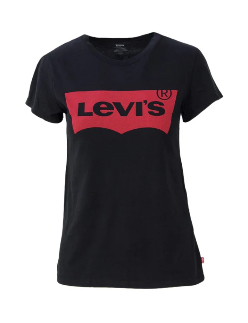 Levi`s - O perfeito grande batwing Tee, T-shirt preta