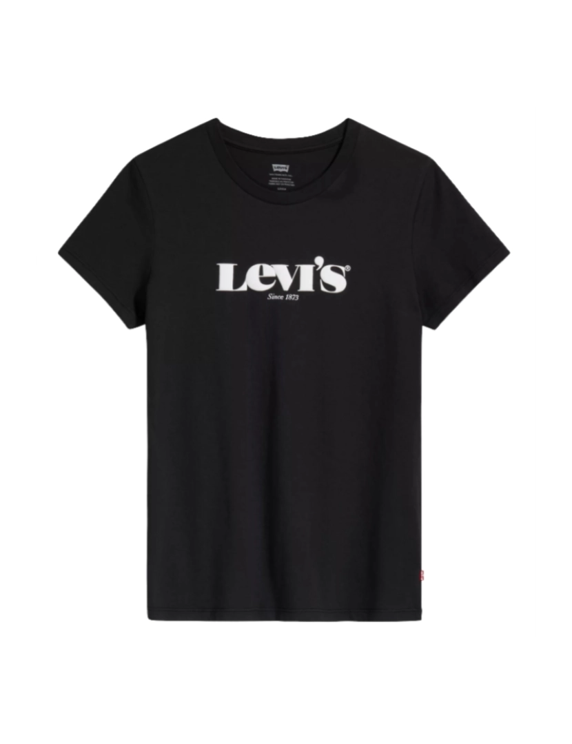 Levi's - O Tee perfeito, T-shirt preta