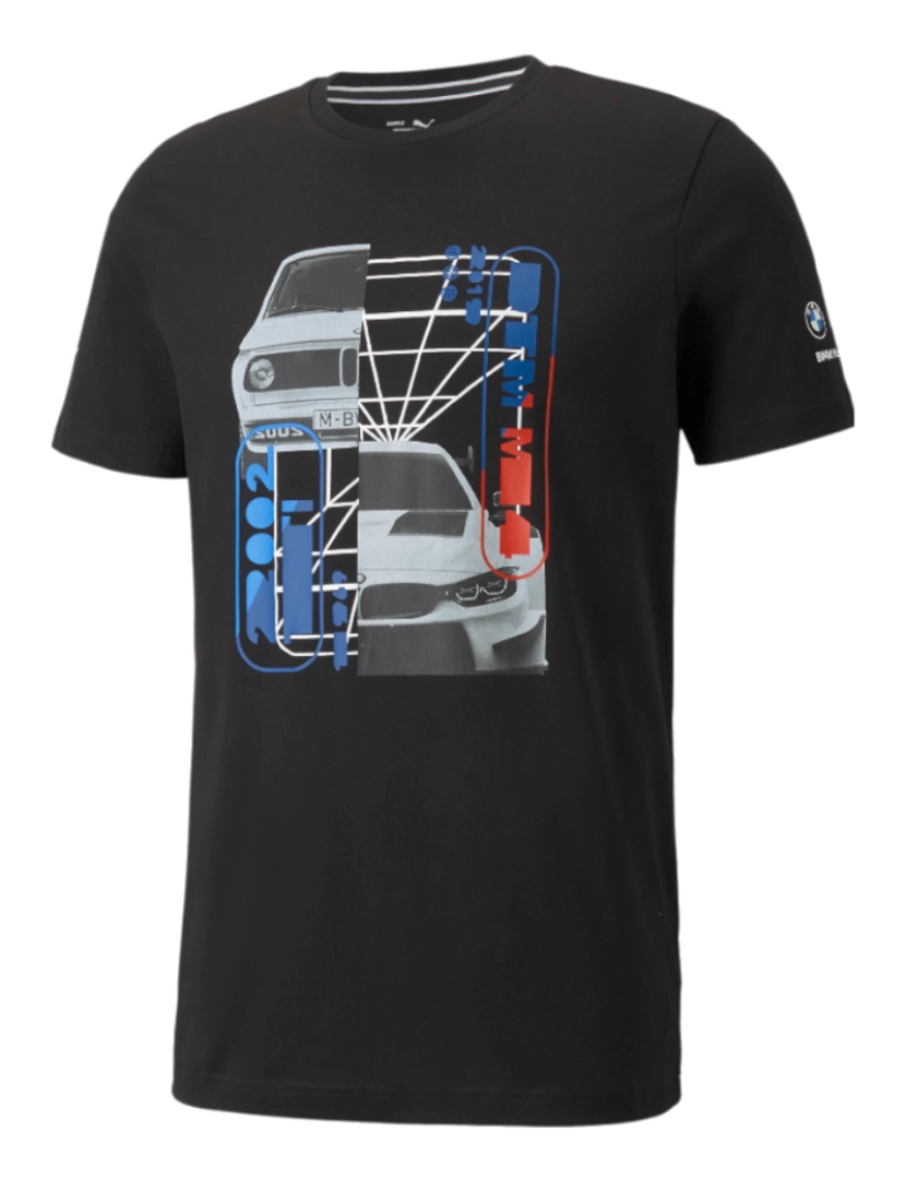 Puma - Bmw Motorsport Graphic Tee, camiseta preta